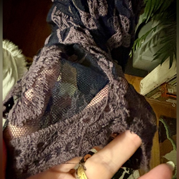 Calstyle Lace Maxi Dress with Navy Slip Womens XL Gorgeous - Picture 10 of 10